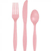 Classic Pink Cutlery Set (Pack of 24)