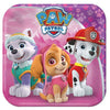 Paw Patrol Girl Square Lunch Plates (Pack of 8)