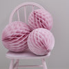 Pink Honeycomb Decorations (Pack of 3)