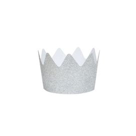 Silver Party Crowns (Pack of 8)