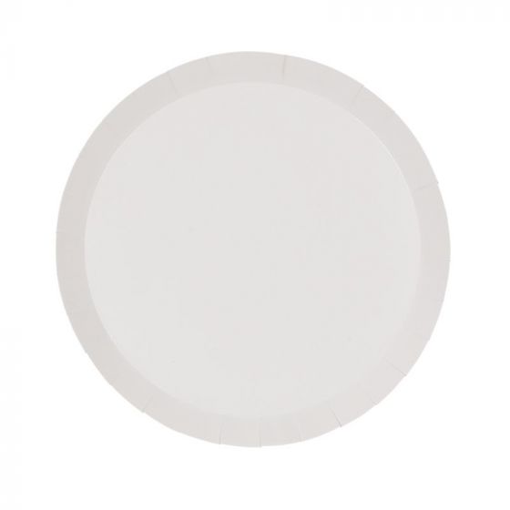 White Snack Plates (Pack of 10)