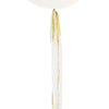 Balloon Tail White Gold & White