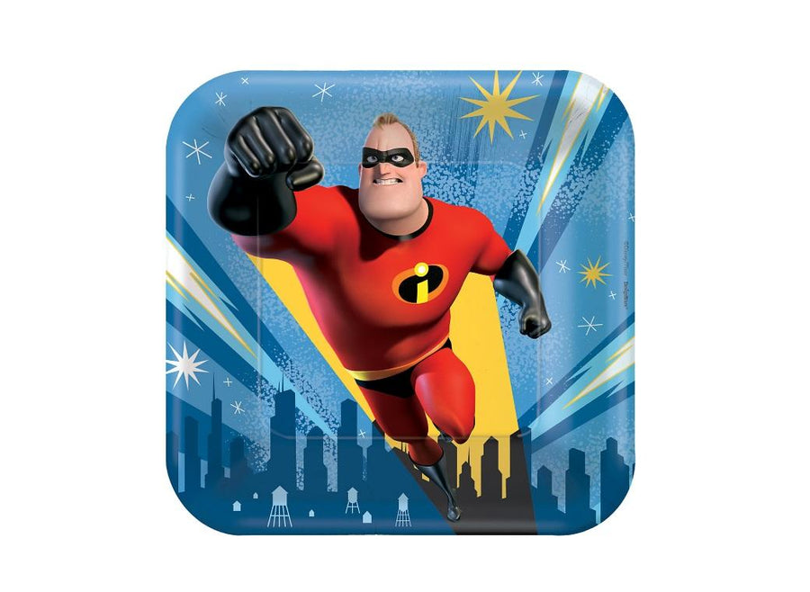 Incredibles 2 Lunch Plates (Pack of 8)