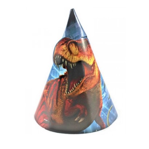Jurassic World Party Hats (Pack of 8)