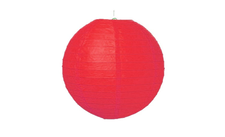 Round Paper Lantern - Red 25cm