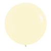 Large Pastel Yellow Round Balloon 60cm