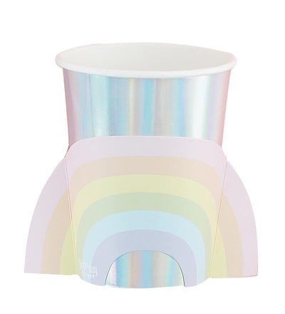 Pastel Rainbow Cups (Pack of 8)