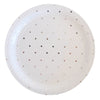 Silver Dots - Large Plates (Pack of 10)
