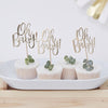 Oh Baby Cake Toppers