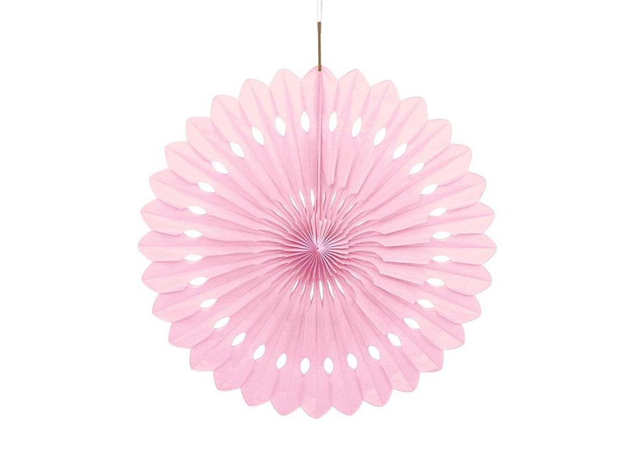 Decorative Fan - Light Pink 24cm