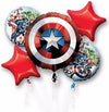 The Avengers Shield Foil Balloon Bouquet