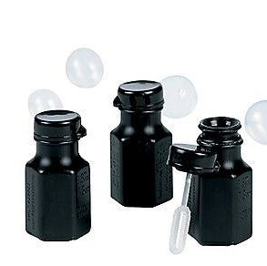 Party Bubbles - Black (Pack of 16)