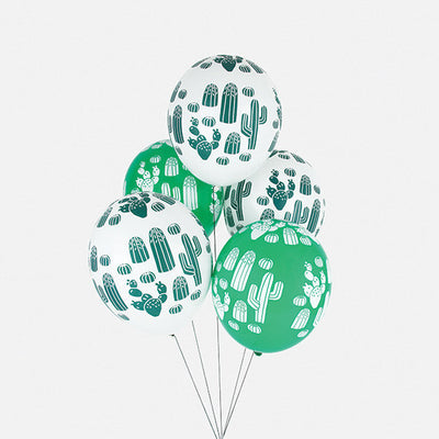Cactus Party Balloons (Pack of 5)