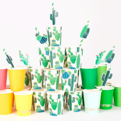 Cactus Party Cups (Pack of 8)