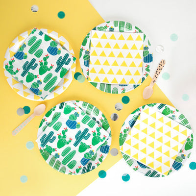 Cactus Party Plates (Pack of 8)