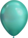 Chrome Green Balloon 28cm