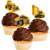 Construction Party Cupcake Toppers (Pack of 12)