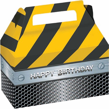 Construction Party Treat Boxes (Pack of 2)
