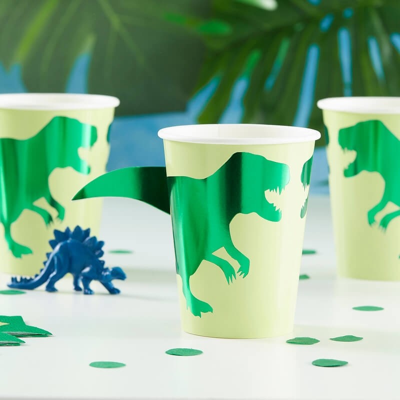 Roarsome Dinosaur Cups (Pack of 8)