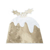 Gold Foil Christmas Pudding Napkins (Pack of 12)