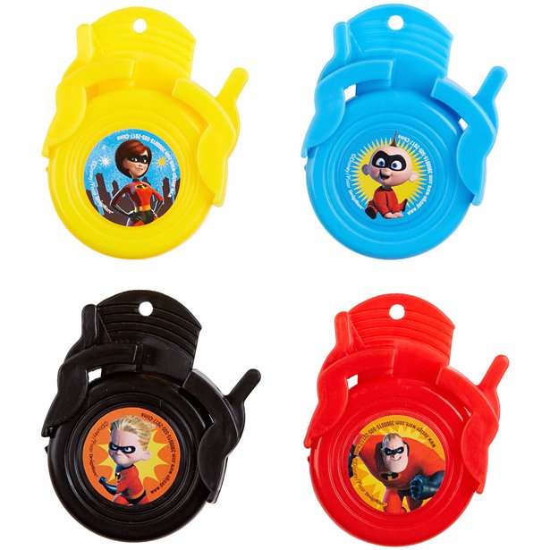 Incredibles 2 Shooter Mini Discs Party Favours (Pack of 12)