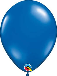 Medium Sapphire Blue Balloon 28cm
