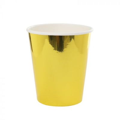Metallic Gold Cups (Pack of 10)