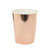 Metallic Rose Gold Cups (Pack of 10)