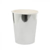 Metallic Silver Cups (Pack of 10)