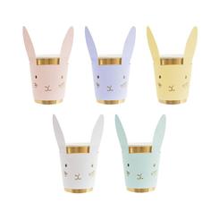 Pastel Bunny Cups (Pack of 8)