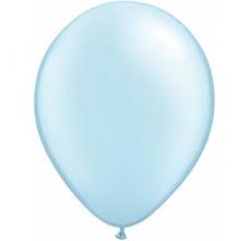 Medium Light Blue Balloon 28cm