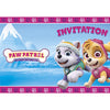 Paw Patrol Pink Party Invitations (Pack of 8)