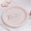 Pink & Silver Foil Princess Plates (Pack of 8)
