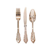 Party Porcelain Rose Gold Cutlery Set (Pack of 18)