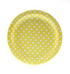Yellow Polkadot Plates (Pack of 12)