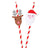 Santa & Reindeer Straws (Pack of 24)