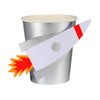 Space Rocket Cups (Pack of 8)