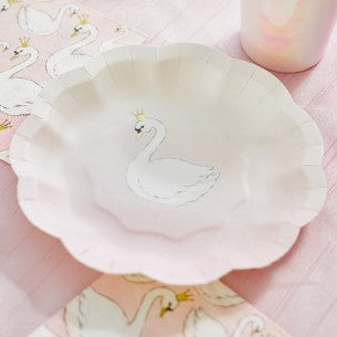 We ❤ Swans Cake Plates (Pack of 12)