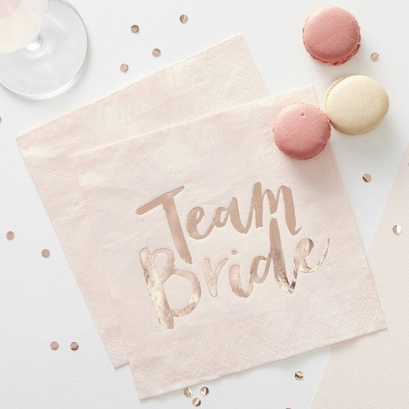 Team Bride - Paper Napkins (Pack of 20)