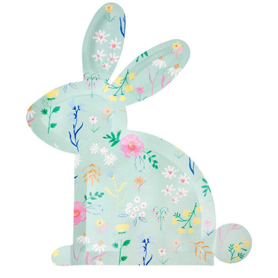 Wildflower Bunny Plates (Pack of 12)