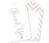 Silver Thank You Tags (Pack of 10)