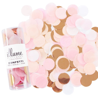 Rose Gold & Pink Confetti