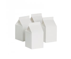 White Milk Boxes (Pack of 10)