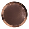 Metallic Rose Gold Snack Plates (Pack of 10)