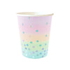Iridescent Pastel Cups (Pack of 10)
