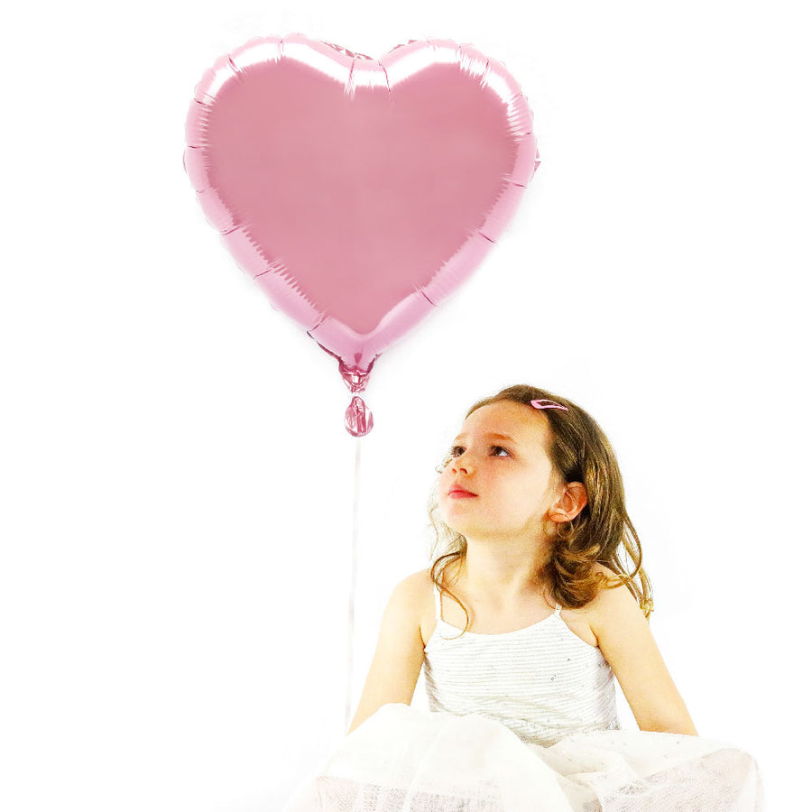 Light Pink Foil Heart Balloon