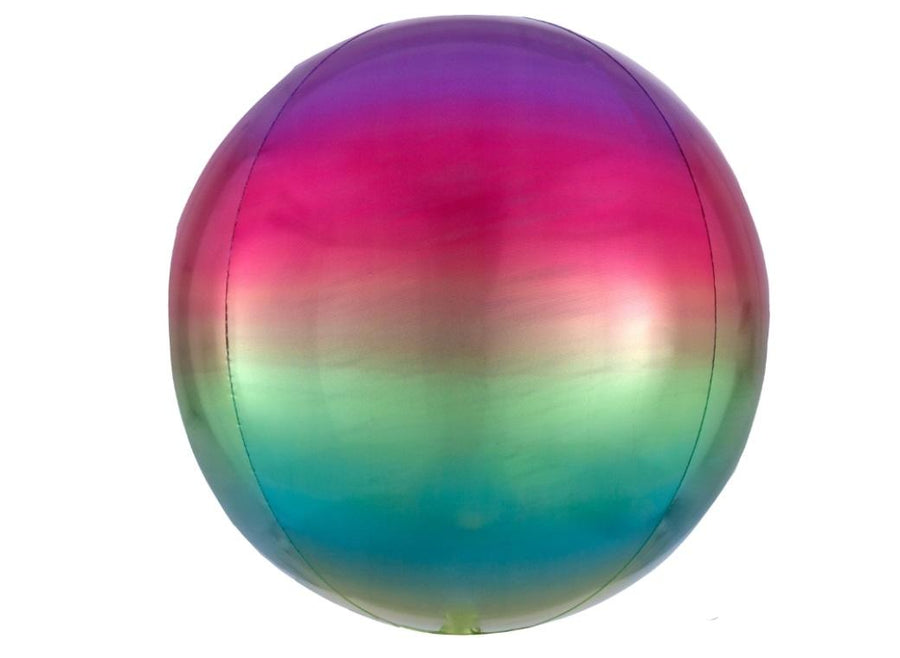 Orbz 16" Ombre Rainbow Balloon