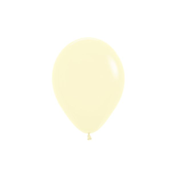 Mini Pearl Pastel Yellow Balloon 12cm