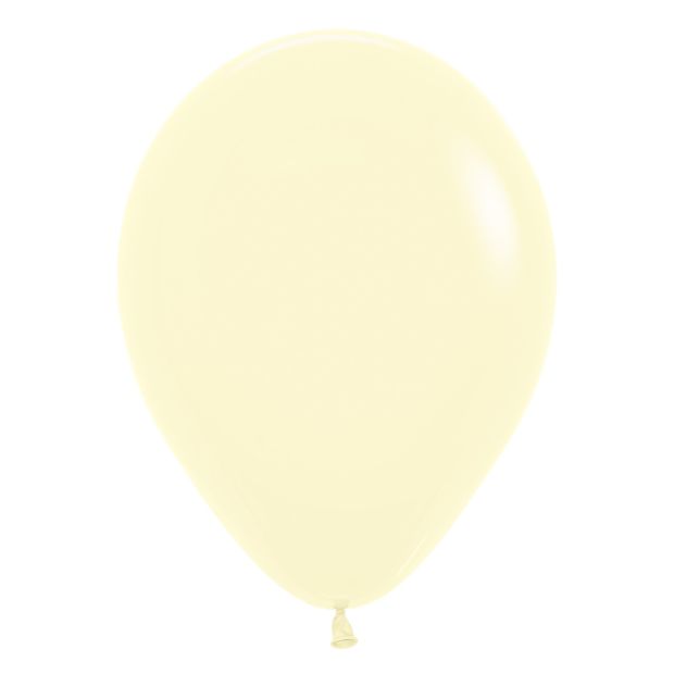 Medium Pastel Yellow Balloon 30cm