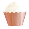 Rose Gold Foil Cupcake Wrappers (Pack of 12)